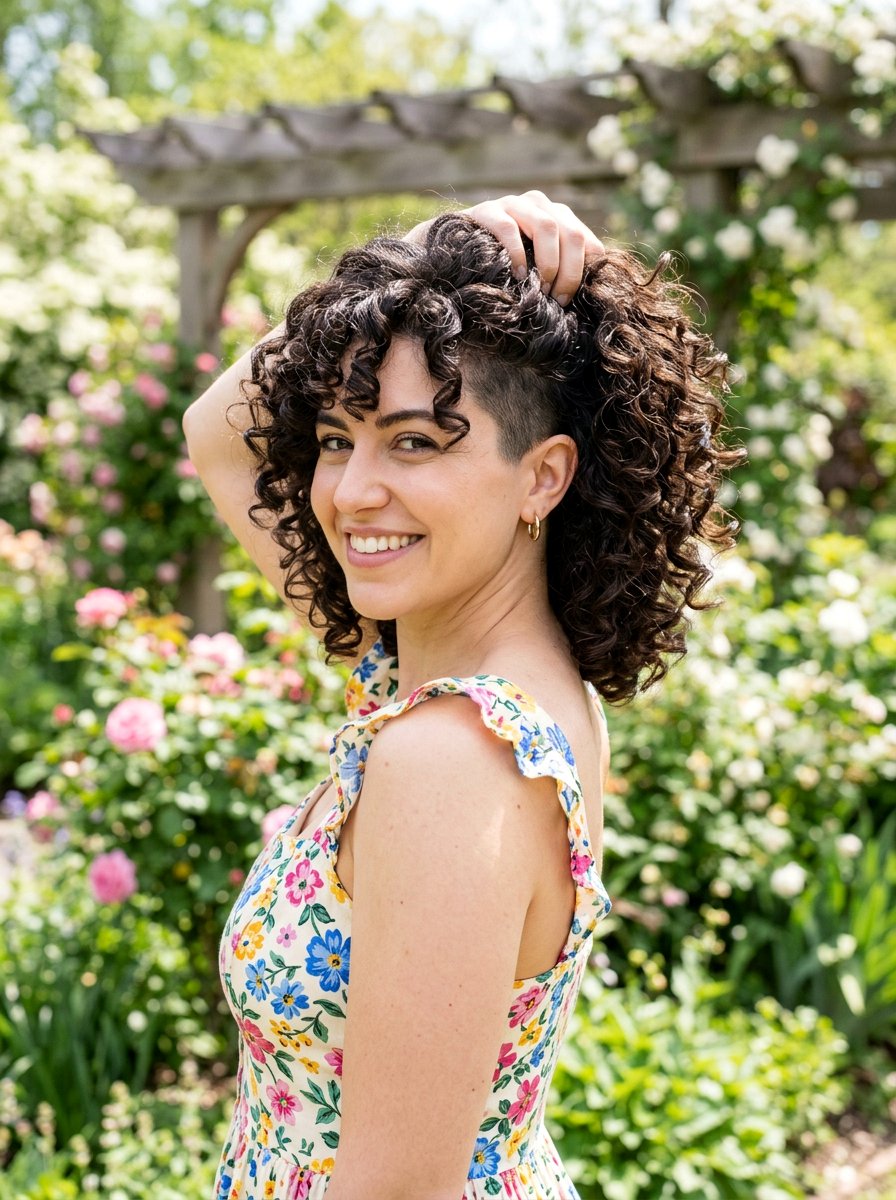 Curly Undercut Bob For Thick Hair - 20 undercut bob for thick hair women - 20 undercut bob for thick hair women