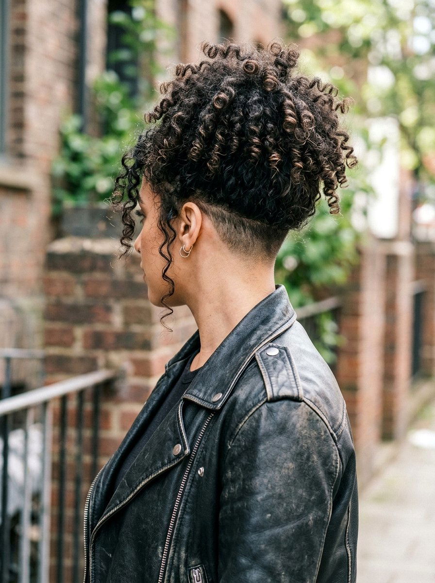 Curly Undercut For Severely Damaged Hair - 20 haircut for heat damaged curls - 20 haircut for heat damaged curls