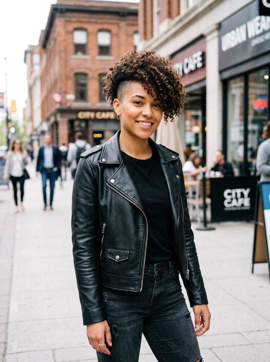 Curly Undercut Women - 20 haircut for tight curls women - 20 haircut for tight curls women