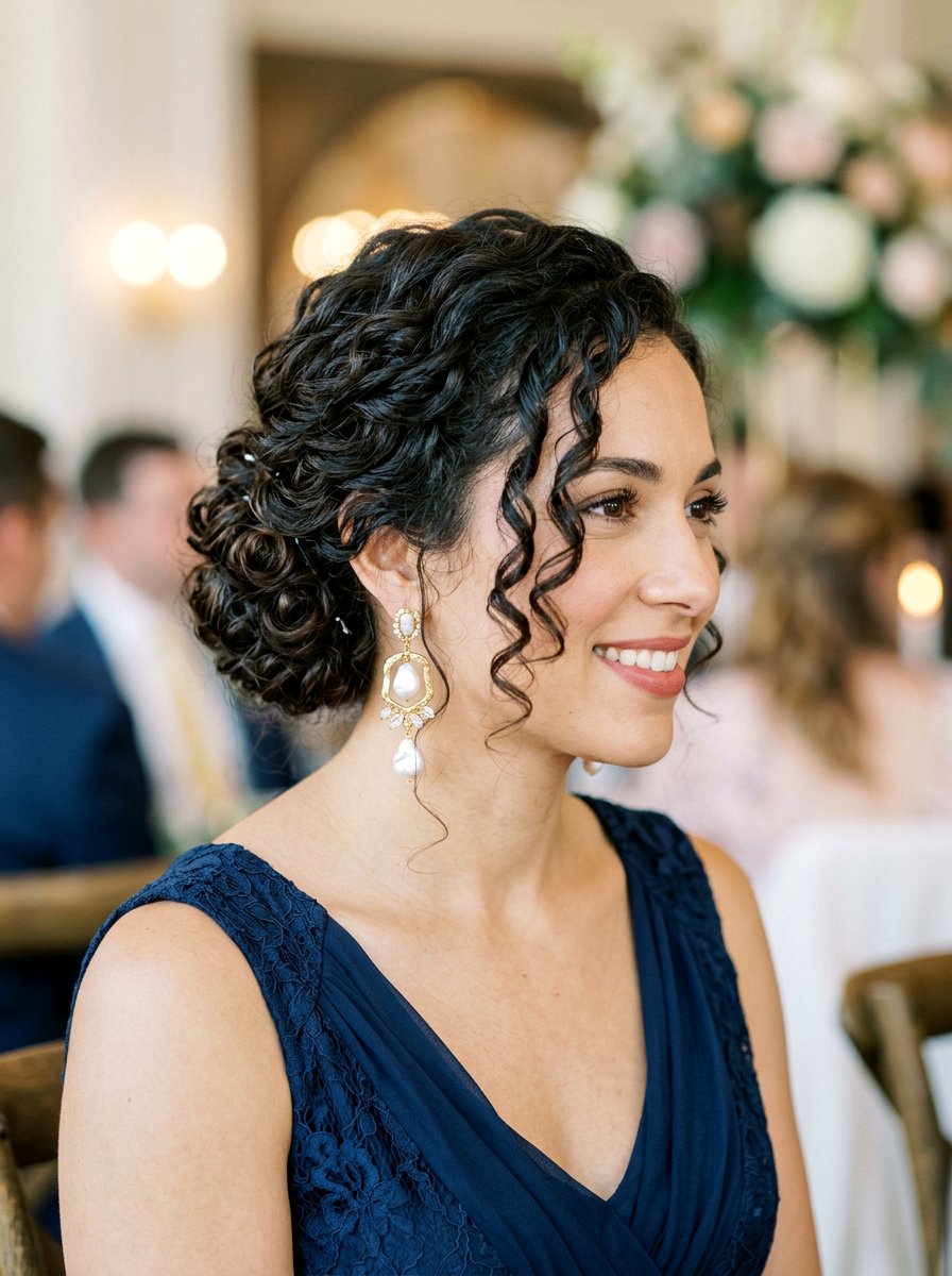 Curly Updo New Year Hairstyle - 20 new year party hairstyles - 20 new year party hairstyles