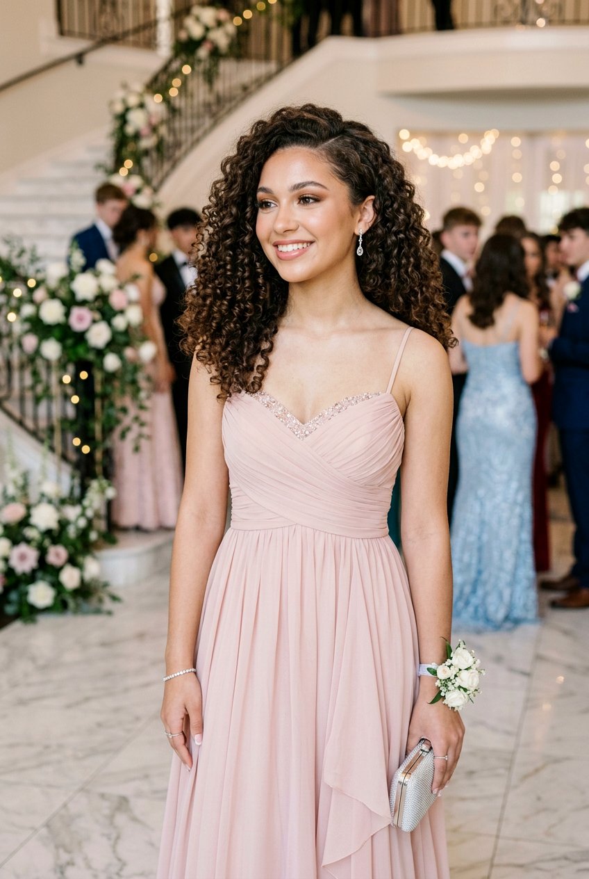 Curly Volume Prom Hair For Teens - 20 formal dance hairstyles for teens - 20 formal dance hairstyles for teens