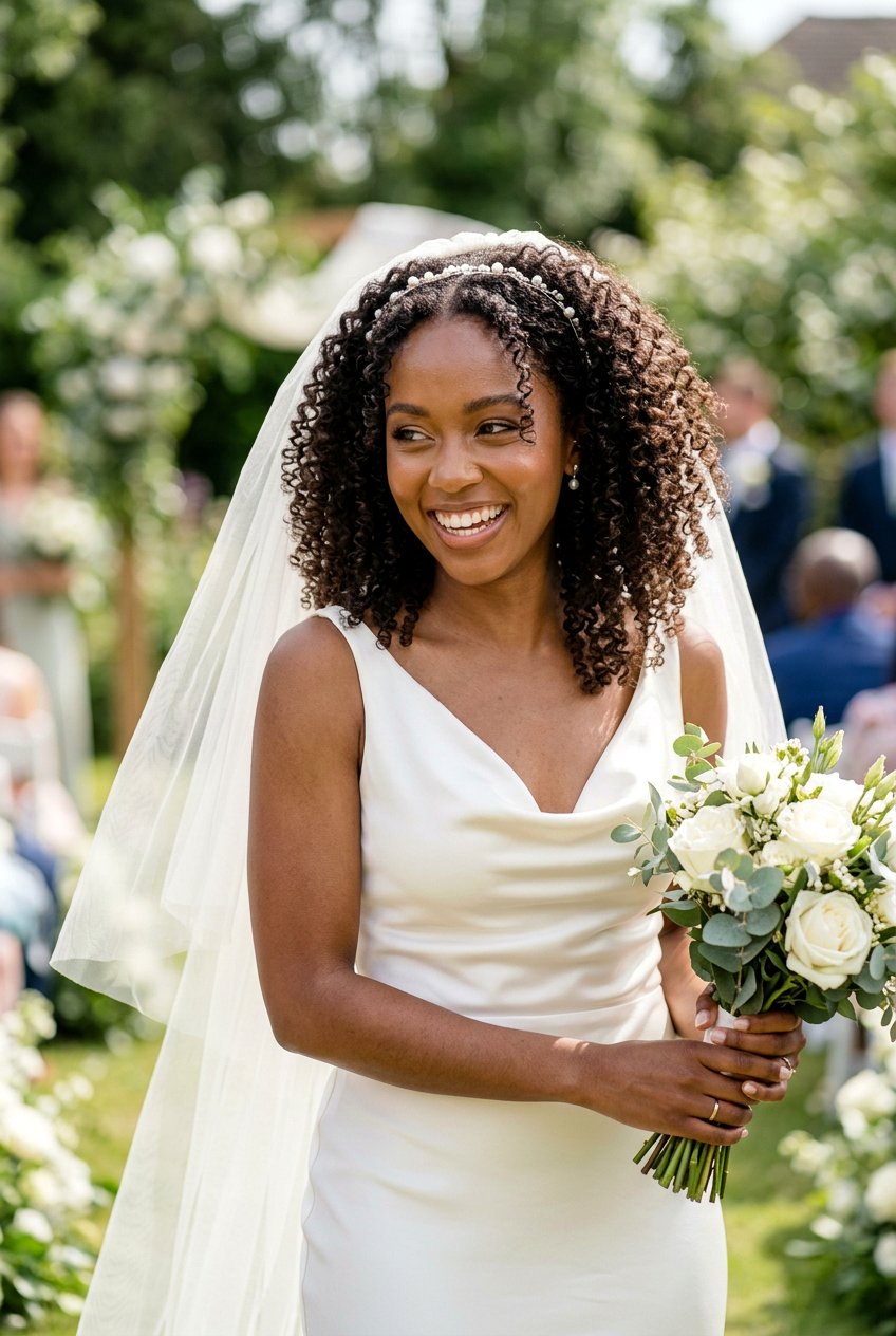 Curly Wash And Go Wedding Hair - 20 wedding hairstyles for curly natural hair - 20 wedding hairstyles for curly natural hair
