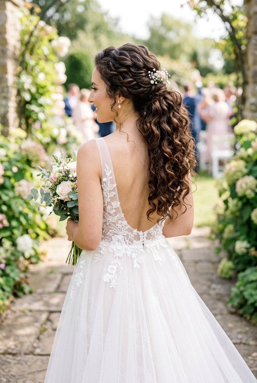 20 Gorgeous Wedding Ponytail with Waves for Your Big Day