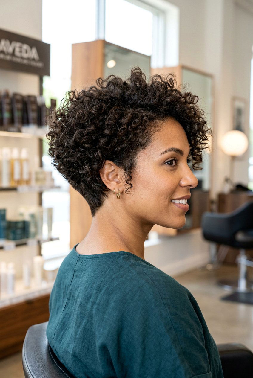 Curly Wedge Haircut - 20 curly hairstyles for short hair - 20 curly hairstyles for short hair