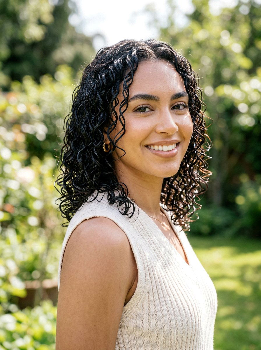 Curly Wet Look Bob - 20 wet look bob hairstyle - 20 wet look bob hairstyle