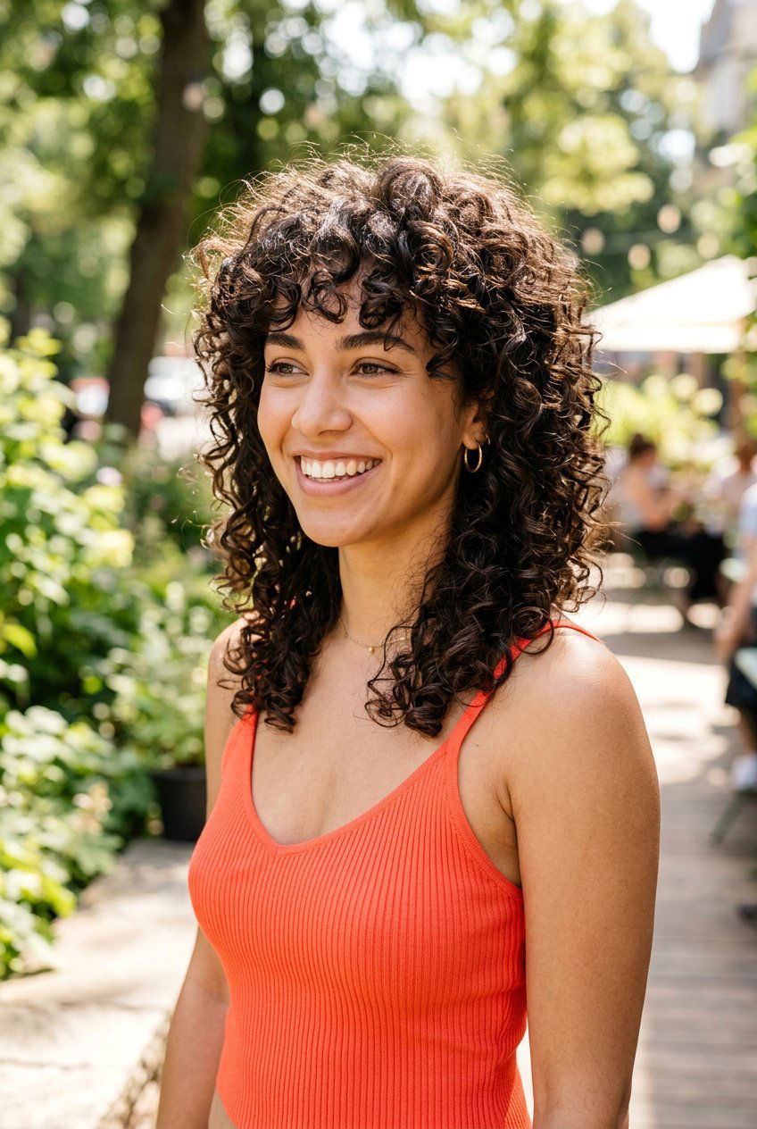 Curly Wolf Cut - 20 best wolf cut ideas for women - 20 best wolf cut ideas for women