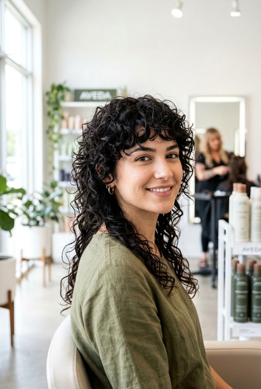 Curly Wolf Cut - 20 curly shag haircut - 20 curly shag haircut