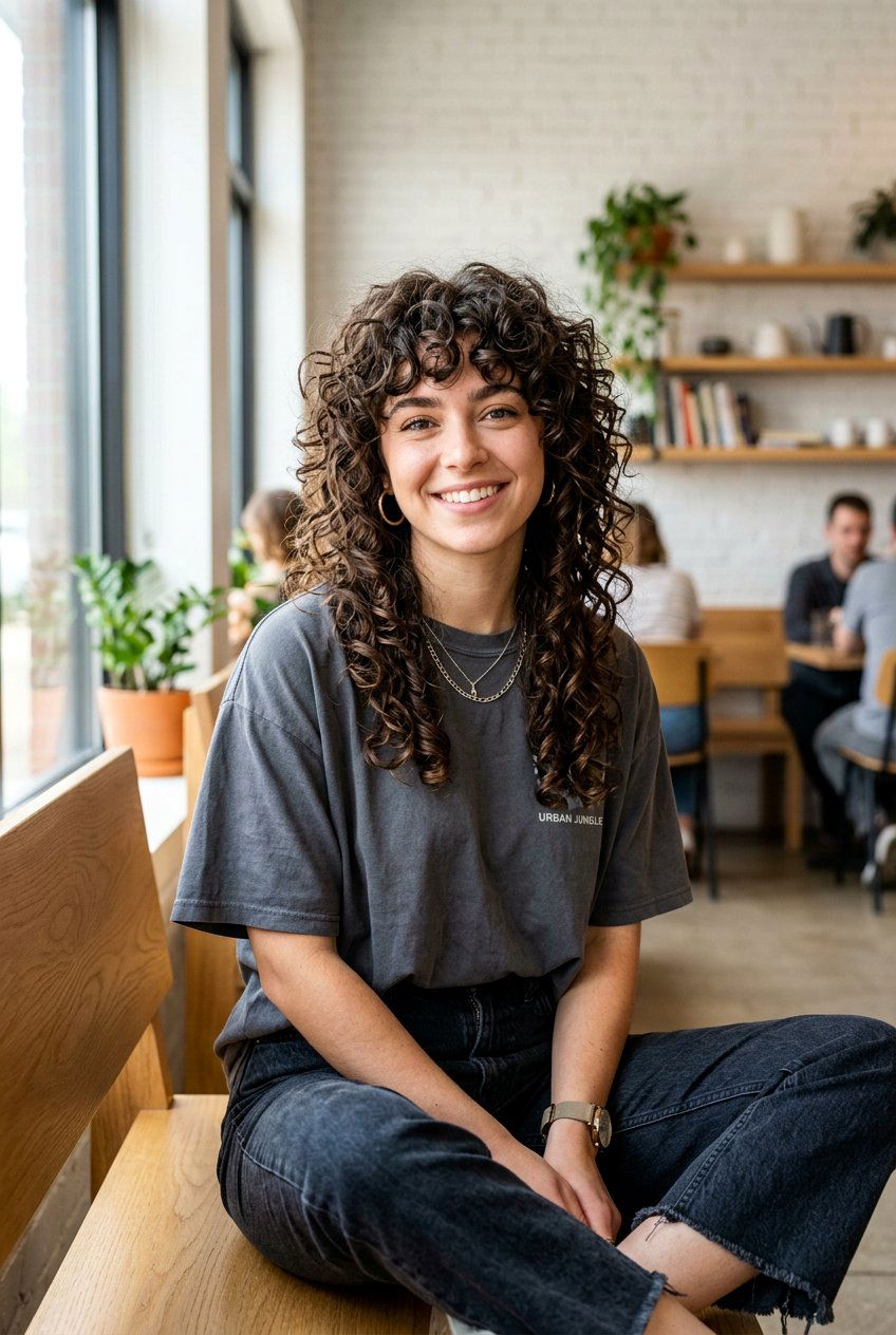 Curly Wolf Cut Curl By Curl Haircut - 20 curl by curl haircut - 20 curl by curl haircut