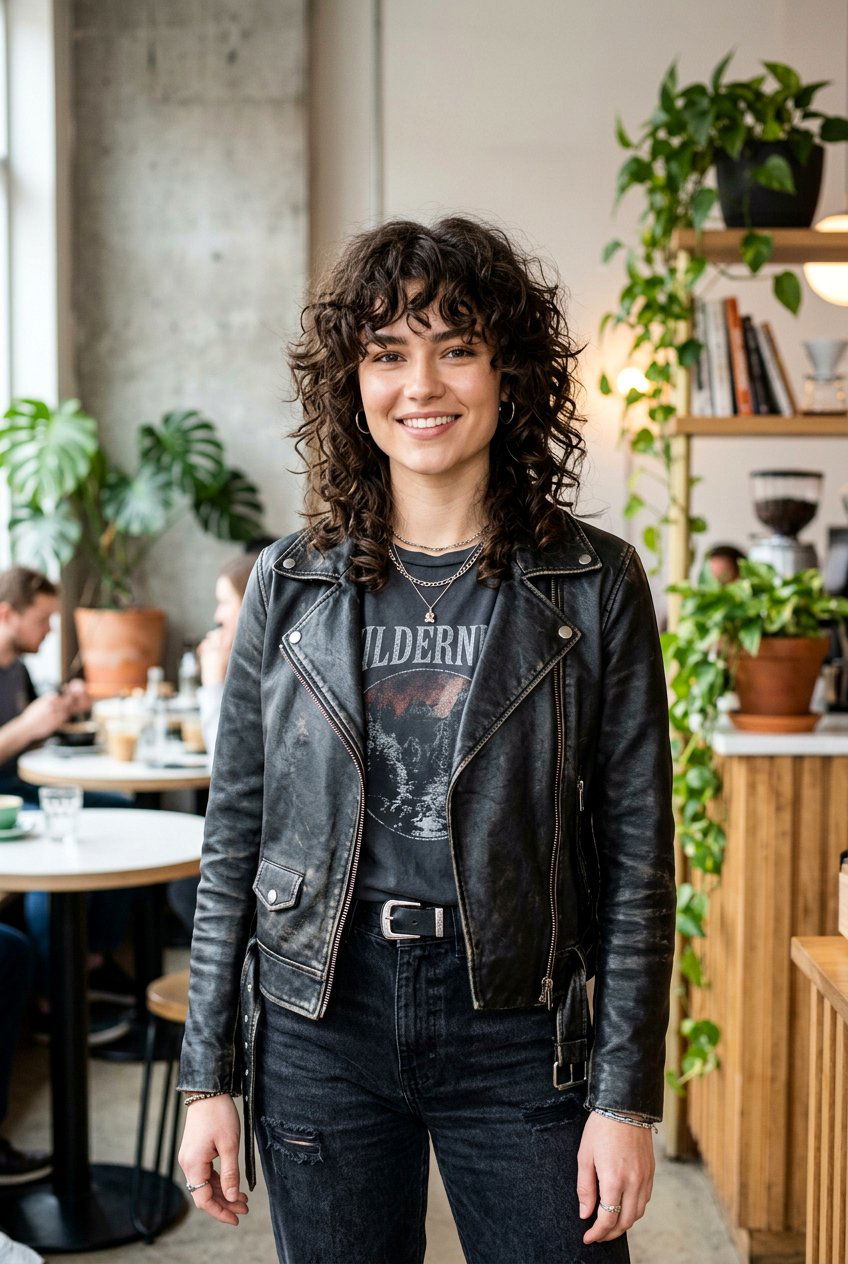 Curly Wolf Cut For Square Face - 20 curly haircut for square face - 20 curly haircut for square face