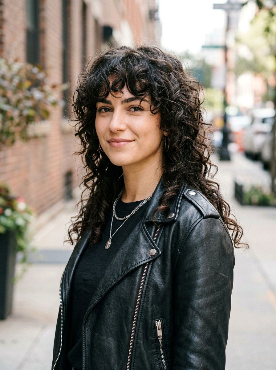 Curly Wolf Cut Medium Length - 20 polished haircut for curly shoulder length hair - 20 polished haircut for curly shoulder length hair