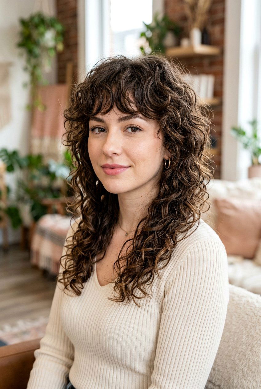 Curly Wolf Cut On Fine Hair - 20 low maintenance haircut for curly fine hair - 20 low maintenance haircut for curly fine hair