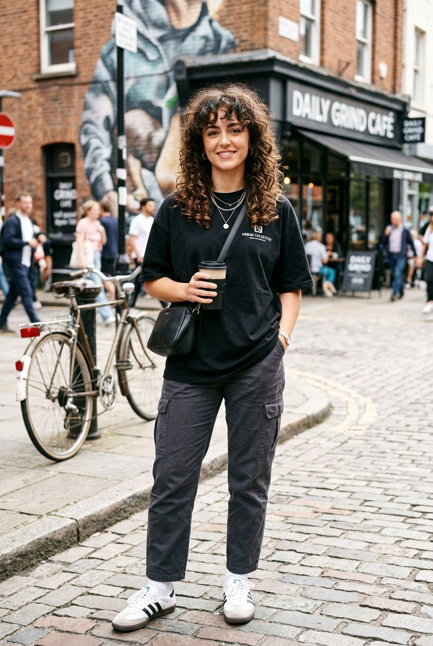 Curly Wolf Cut With Curtain Bangs - 20 curtain bangs for curly hair - 20 curtain bangs for curly hair