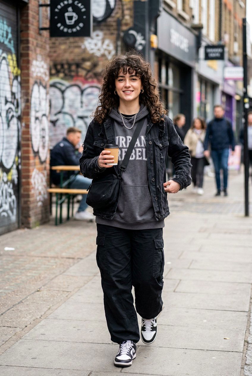 Curly Wolf Cut With Curtain Bangs - 20 curly haircut with curtain bangs - 20 curly haircut with curtain bangs