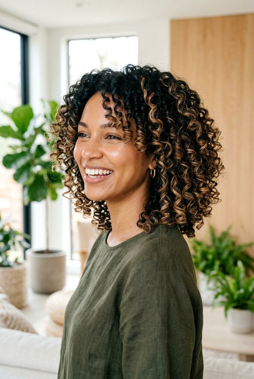 Curly bob with highlights - 20 curly bob hairstyles - 20 curly bob hairstyles