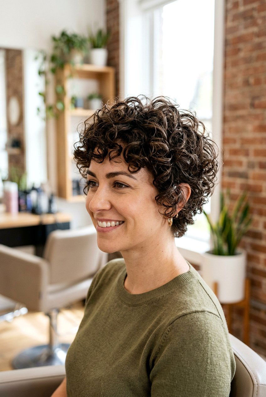 Curly choppy pixie - 20 choppy pixie haircut - 20 choppy pixie haircut