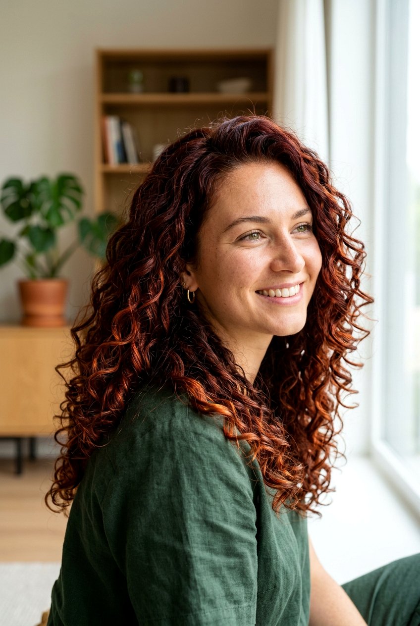 Curly deep auburn - 20 deep auburn hair color - 20 deep auburn hair color