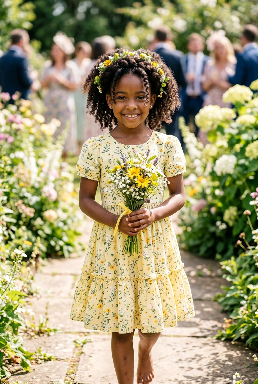 20 Adorable Flower Girl Braided Crown Hairstyles for Girls
