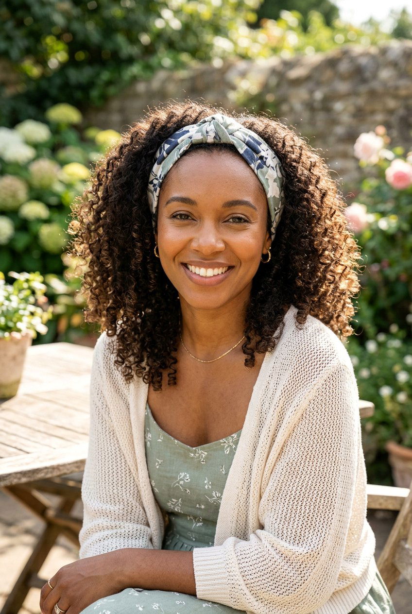 Curly hair headband - 20 beach hairstyle for curly hair women - 20 beach hairstyle for curly hair women