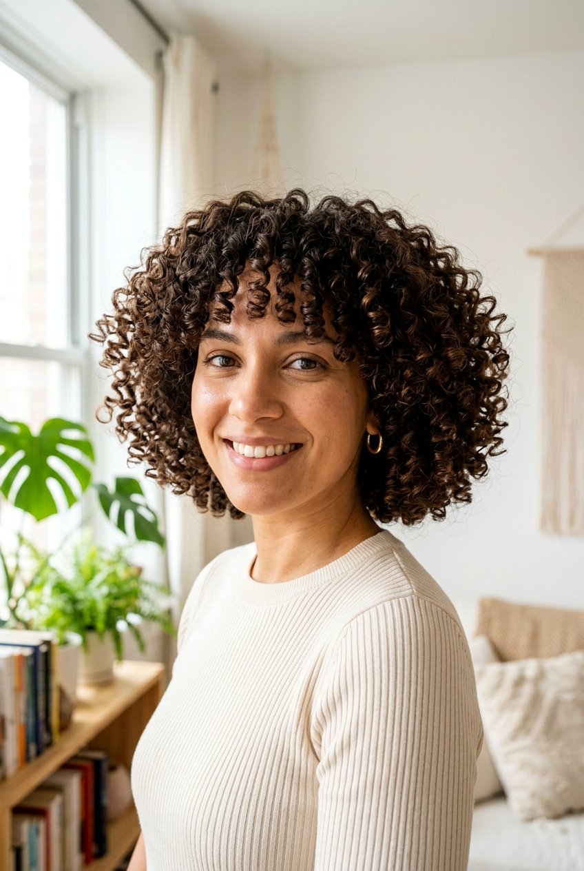 Curly jaw length bob - 20 jaw length bob haircut - 20 jaw length bob haircut