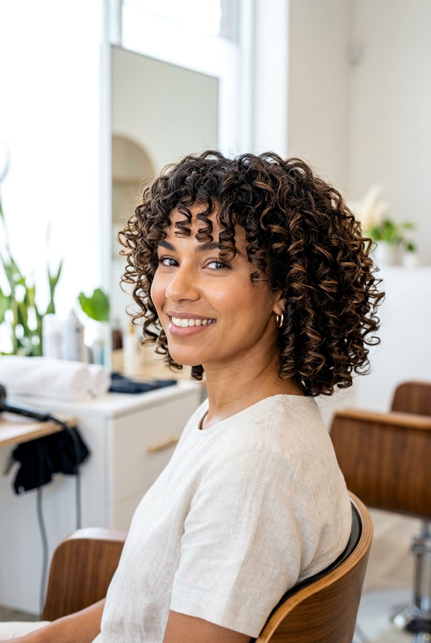 Curly layered bob - 20 short layered bob haircuts - 20 short layered bob haircuts