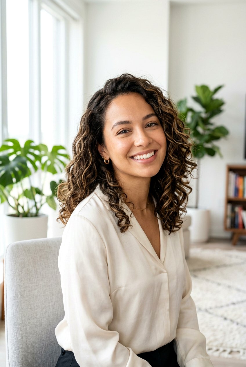 Curly lob haircut - 20 interview hairstyle for curly hair women - 20 interview hairstyle for curly hair women
