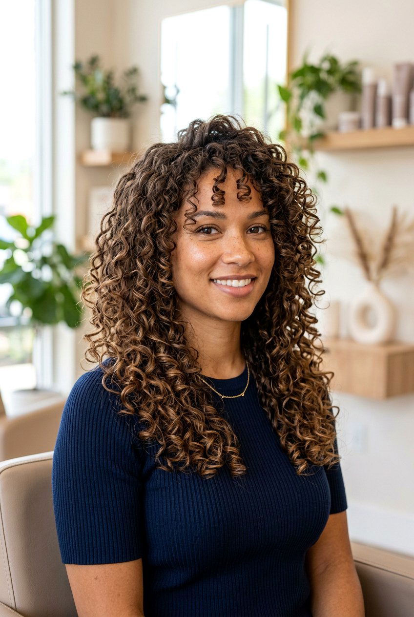 Curly long wolf cut - 20 long wolf cut - 20 long wolf cut