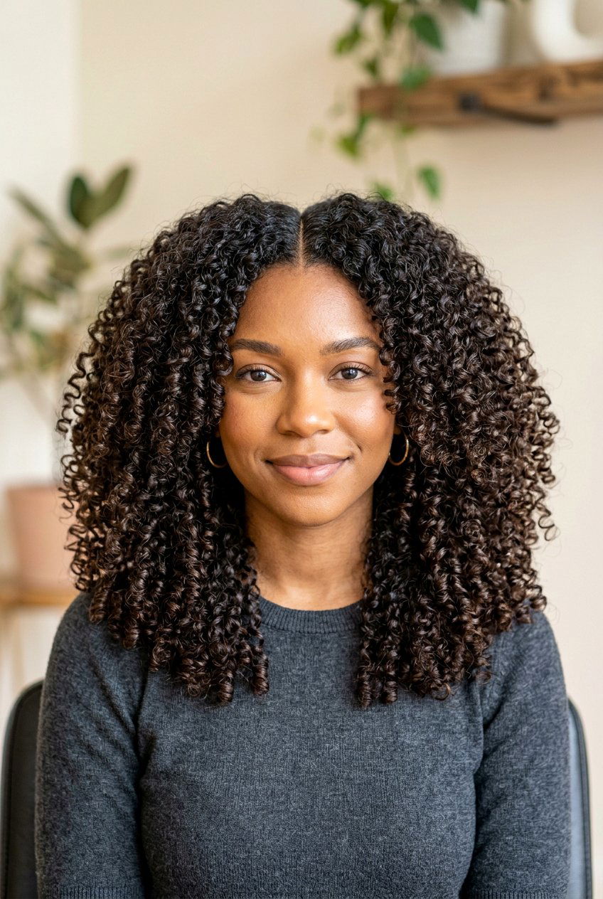 Curly middle part haircut - 20 middle part haircut men - 20 middle part haircut men