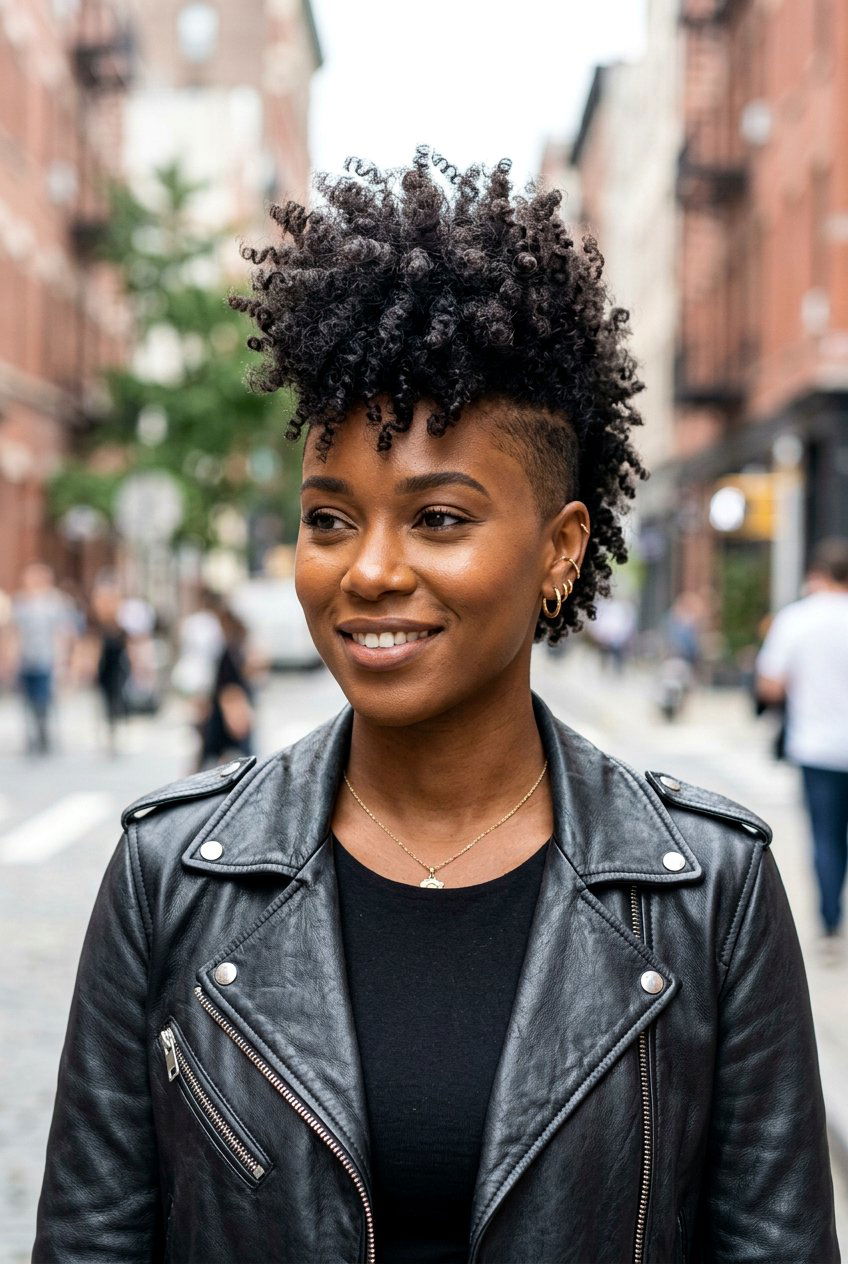 Curly tapered fro shaved sides - 20 curly tapered fro hairstyle - 20 curly tapered fro hairstyle