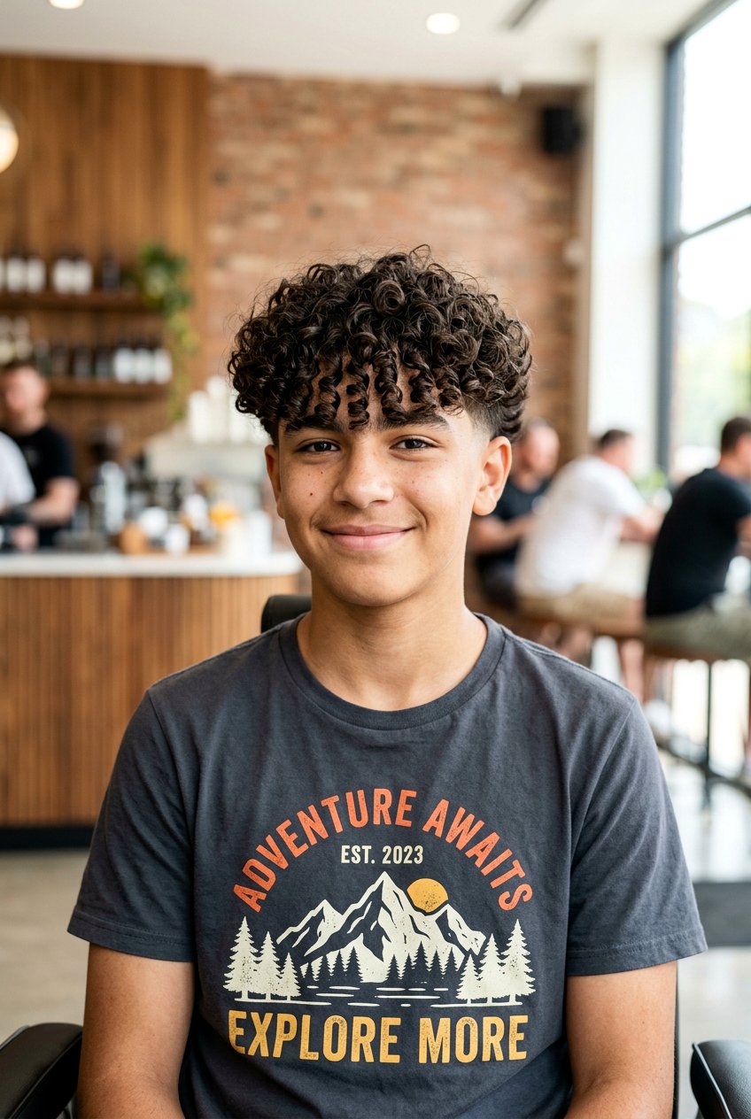 Curly textured fringe - 20 textured fringe for teenage boys - 20 textured fringe for teenage boys