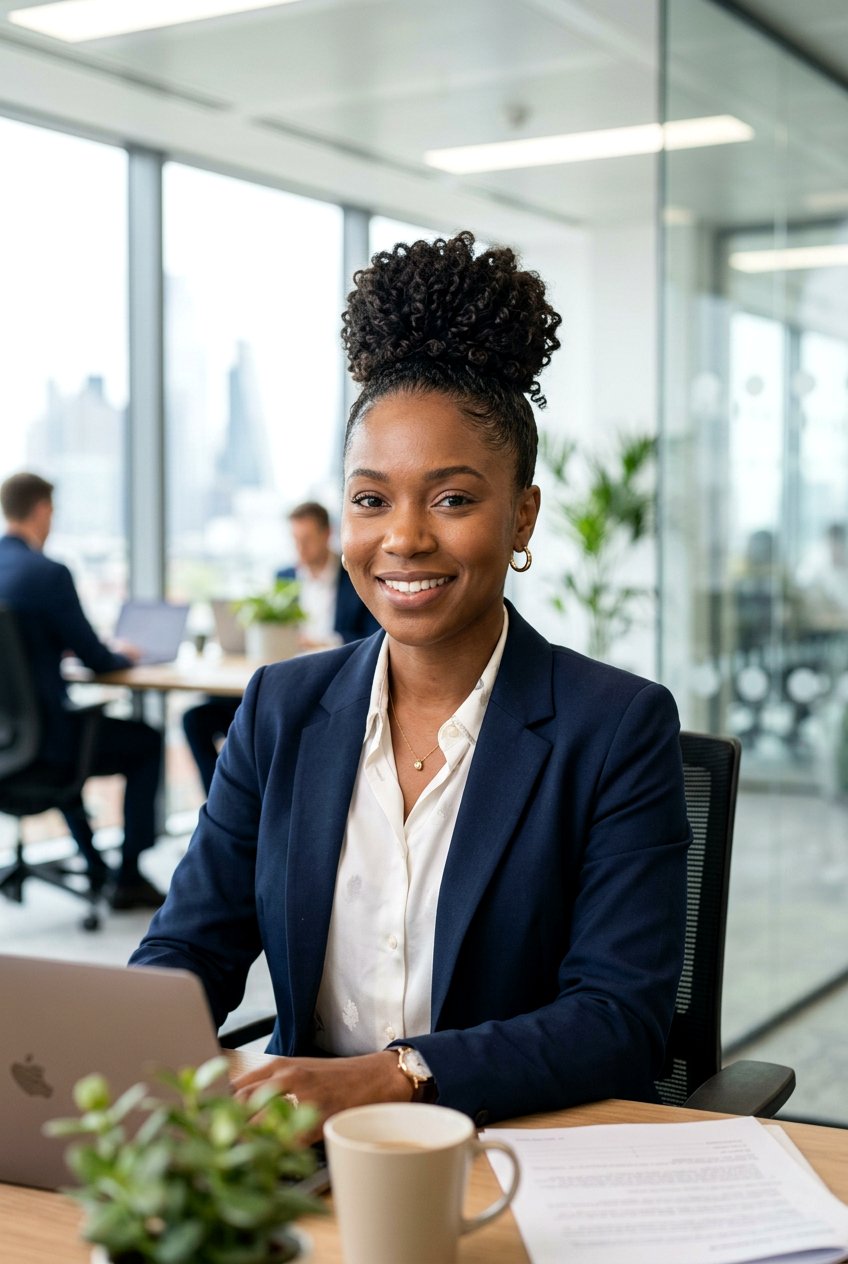 20 Professional Interview Hairstyles for Curly Hair Women