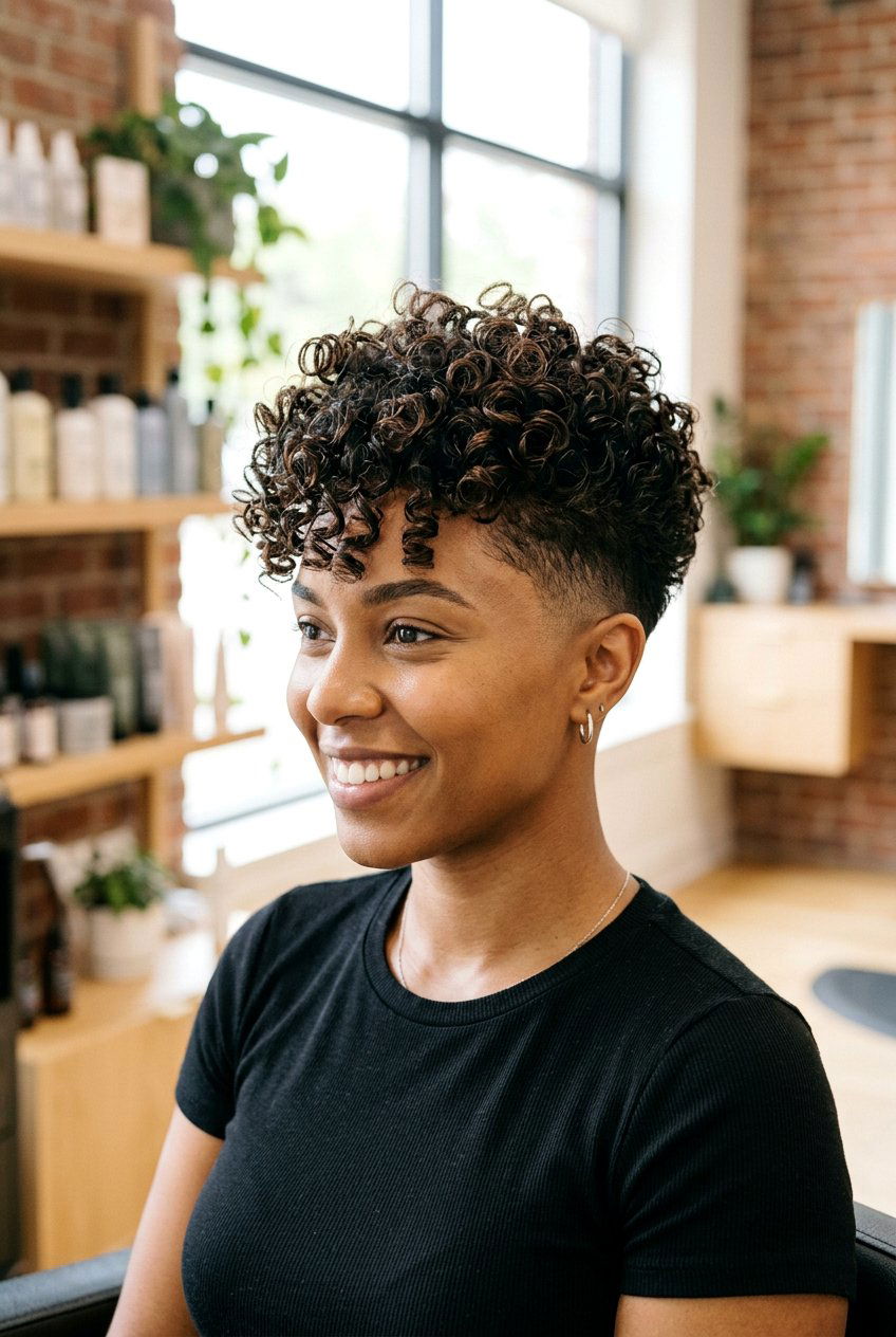 Curly undercut pixie haircut - 20 undercut pixie haircut - 20 undercut pixie haircut