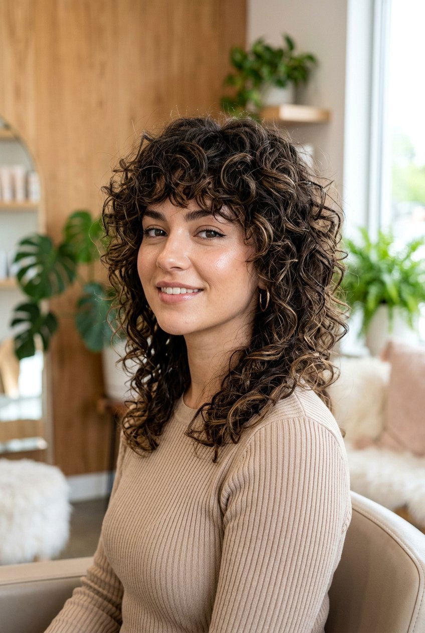 Curly wolf cut - 20 hairstyles for curly hair - 20 hairstyles for curly hair