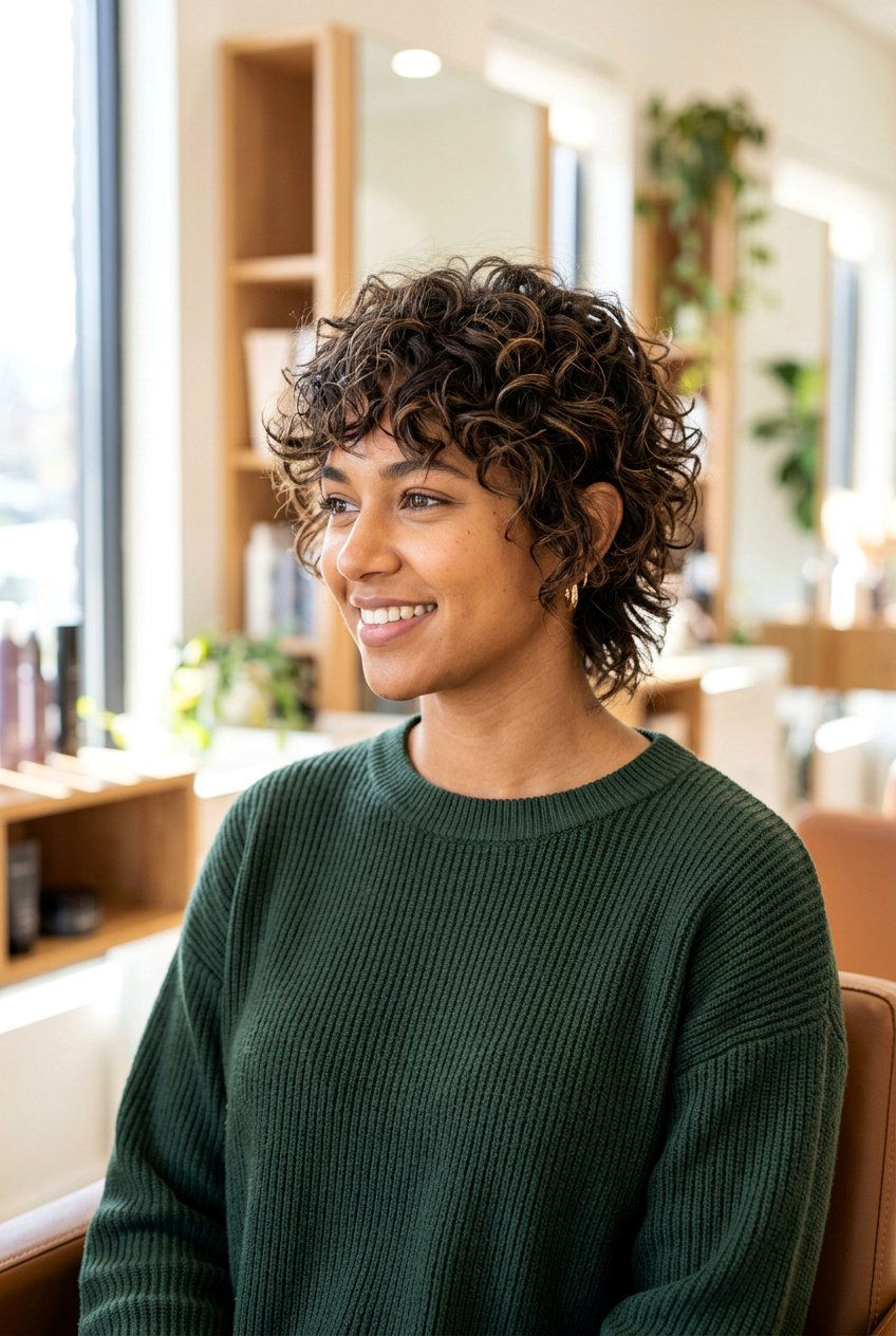 Curly wolf pixie cut - 20 curly pixie haircut - 20 curly pixie haircut