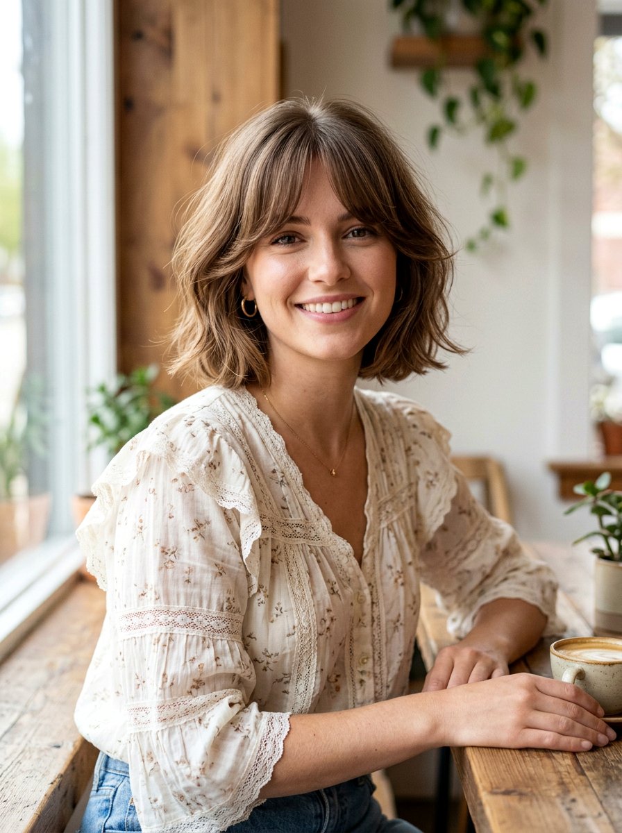 Curtain Bang Bob Haircut For Thin Hair - 20 haircut for sparse fine hair - 20 haircut for sparse fine hair