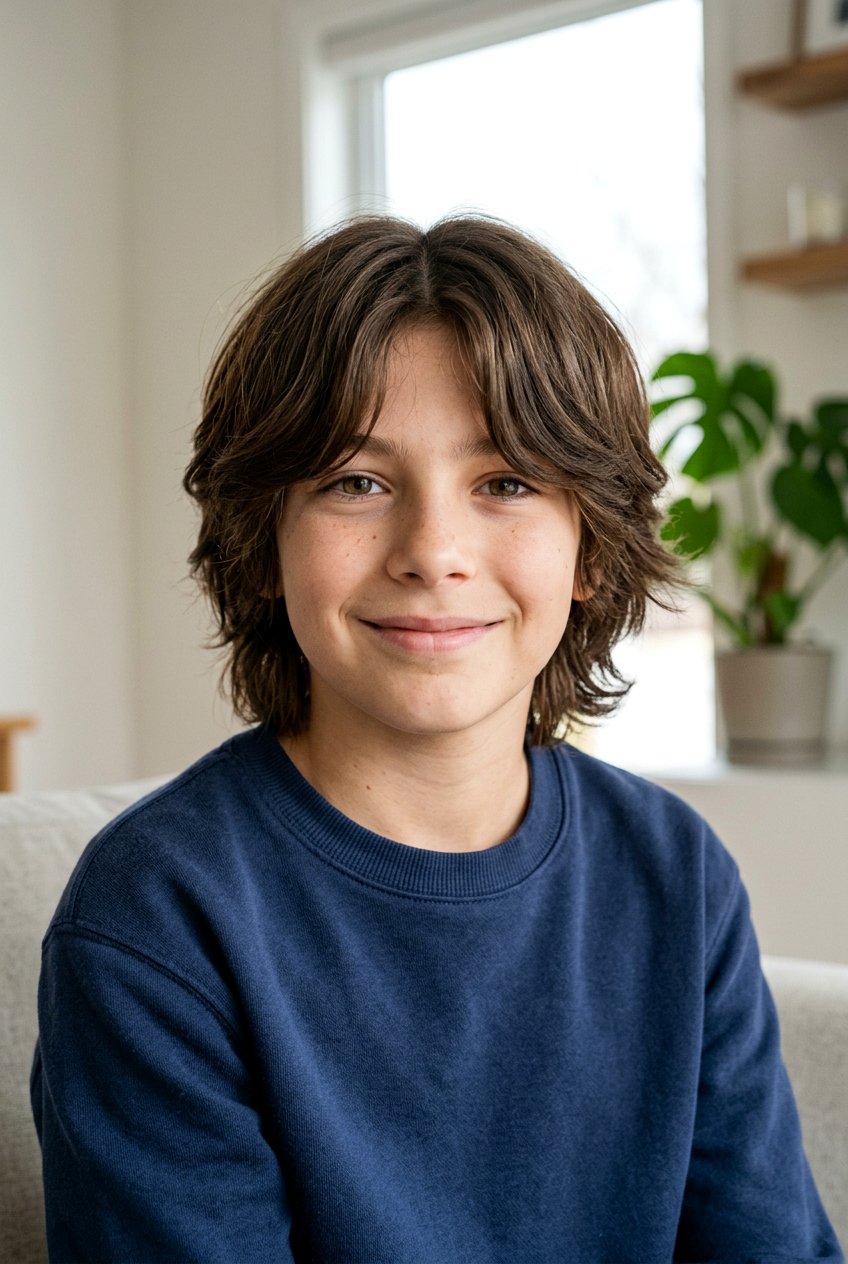Curtain Bangs - 20 hairstyles for boys - 20 hairstyles for boys