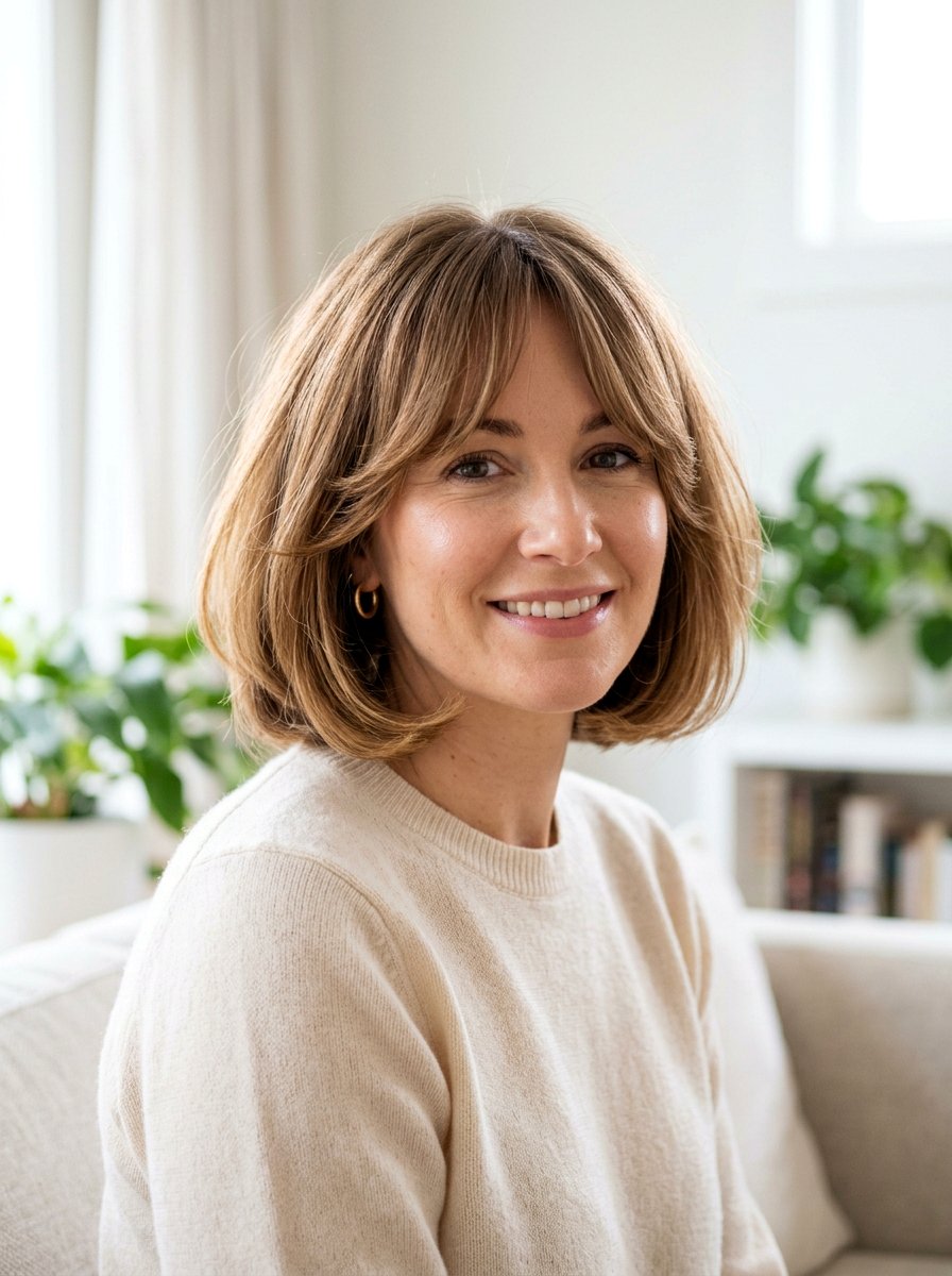 Curtain Bangs Bob For Sparse Hairline - 20 hairstyle to cover sparse hairline - 20 hairstyle to cover sparse hairline