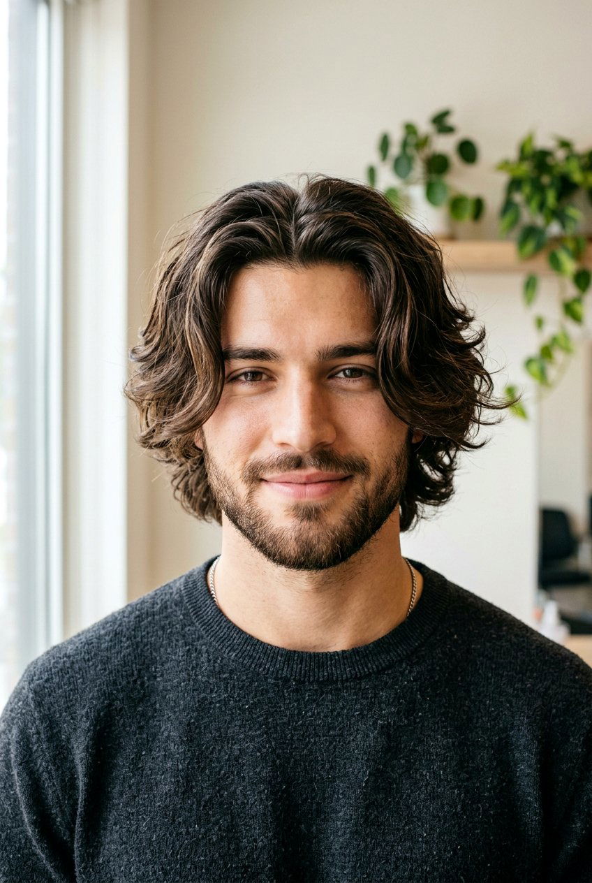 Curtain Bangs For Men - 20 medium length hairstyles for men - 20 medium length hairstyles for men