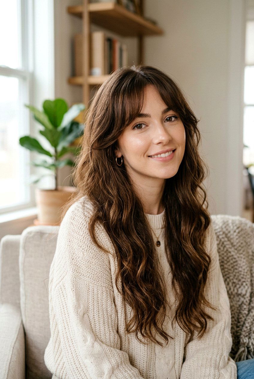 Curtain Bangs For Postpartum Hair - 20 hairstyle to hide postpartum regrowth - 20 hairstyle to hide postpartum regrowth