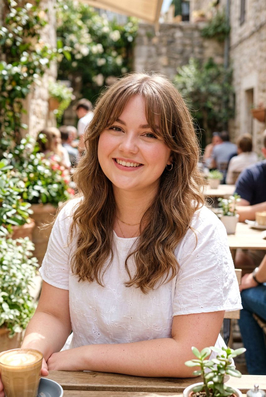 Curtain Bangs For Round Chubby Face With Fine Wavy Hair - 20 curtain bangs for round chubby face - 20 curtain bangs for round chubby face