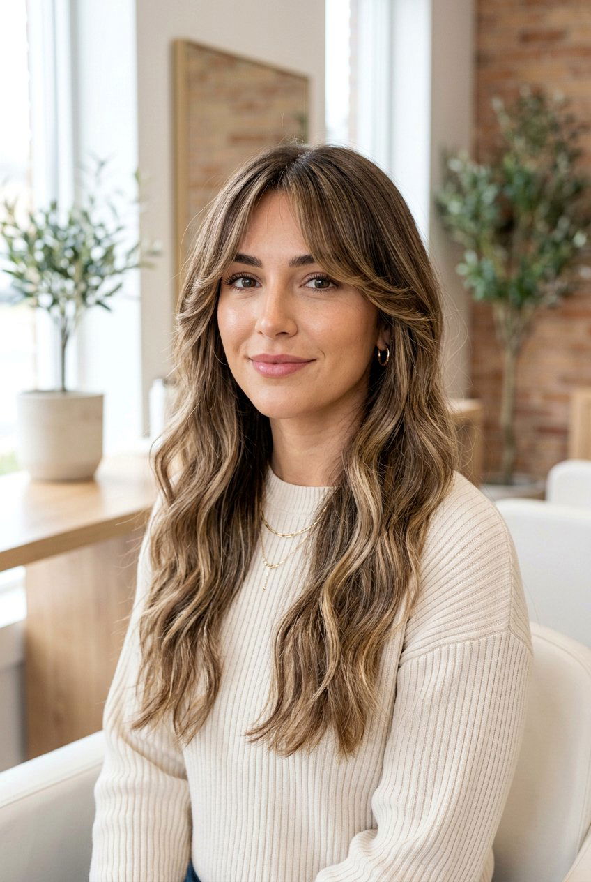 Curtain Bangs Haircut - 20 long hairstyles for fine hair - 20 long hairstyles for fine hair