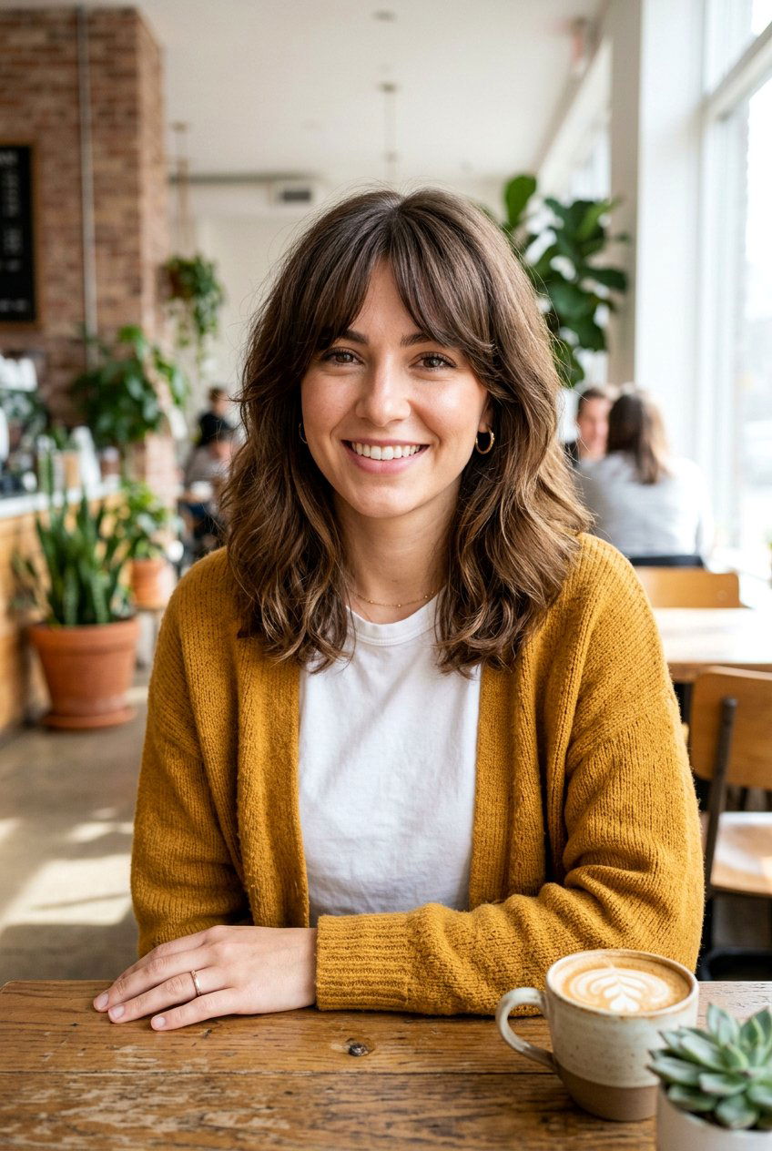 Curtain Bangs Haircut - 20 medium haircut to add volume to fine hair - 20 medium haircut to add volume to fine hair