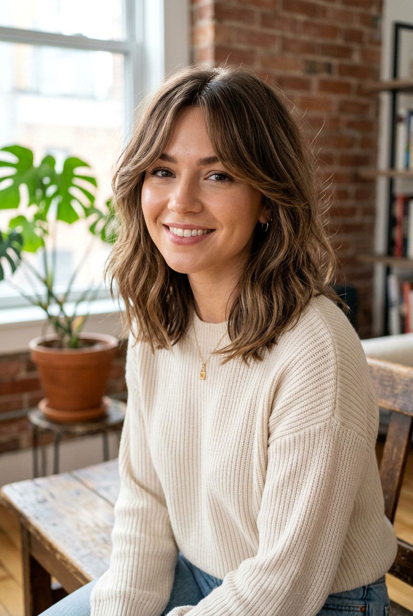 Curtain Bangs Lob Haircut - 20 low maintenance lob haircut - 20 low maintenance lob haircut