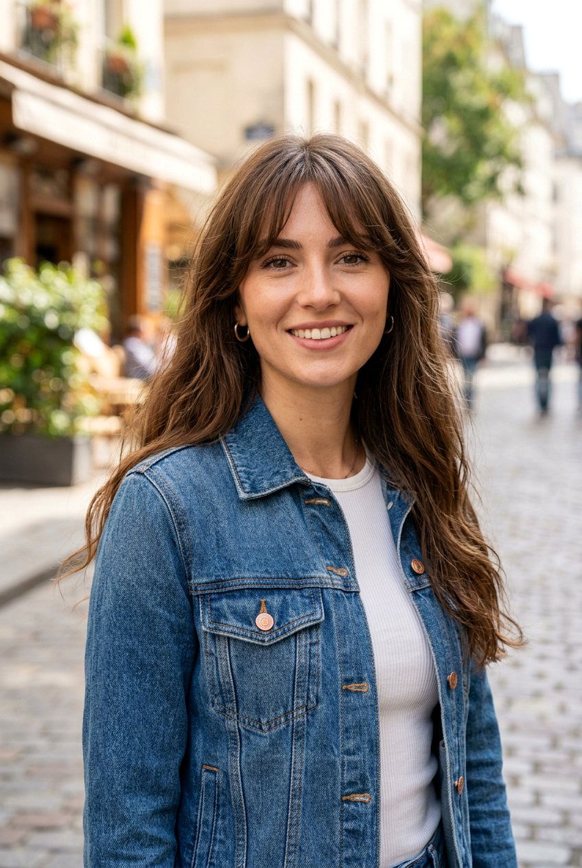 Curtain Bangs Long Hair - 20 long haircut to make fine hair look fuller - 20 long haircut to make fine hair look fuller