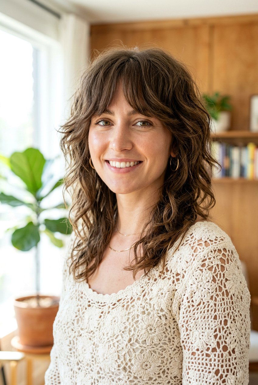 Curtain Bangs Shag - 20 alt haircut ideas for women - 20 alt haircut ideas for women