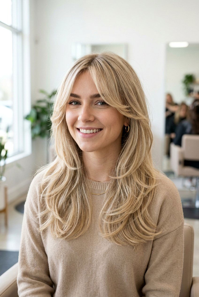 Curtain Bangs With Layers For Fine Hair - 20 layered haircut with movement for fine hair - 20 layered haircut with movement for fine hair