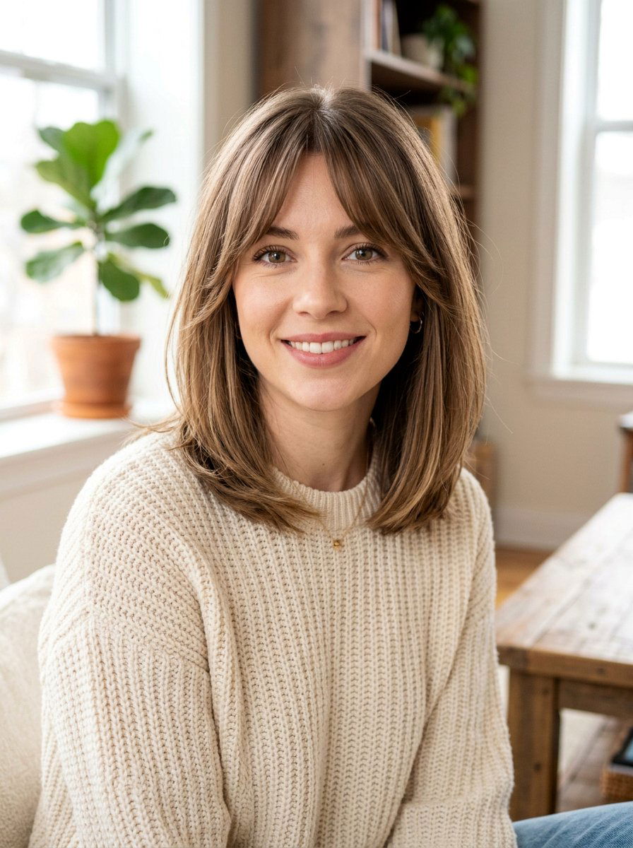 20 Most Flattering Haircut for Rectangle Face Women Now