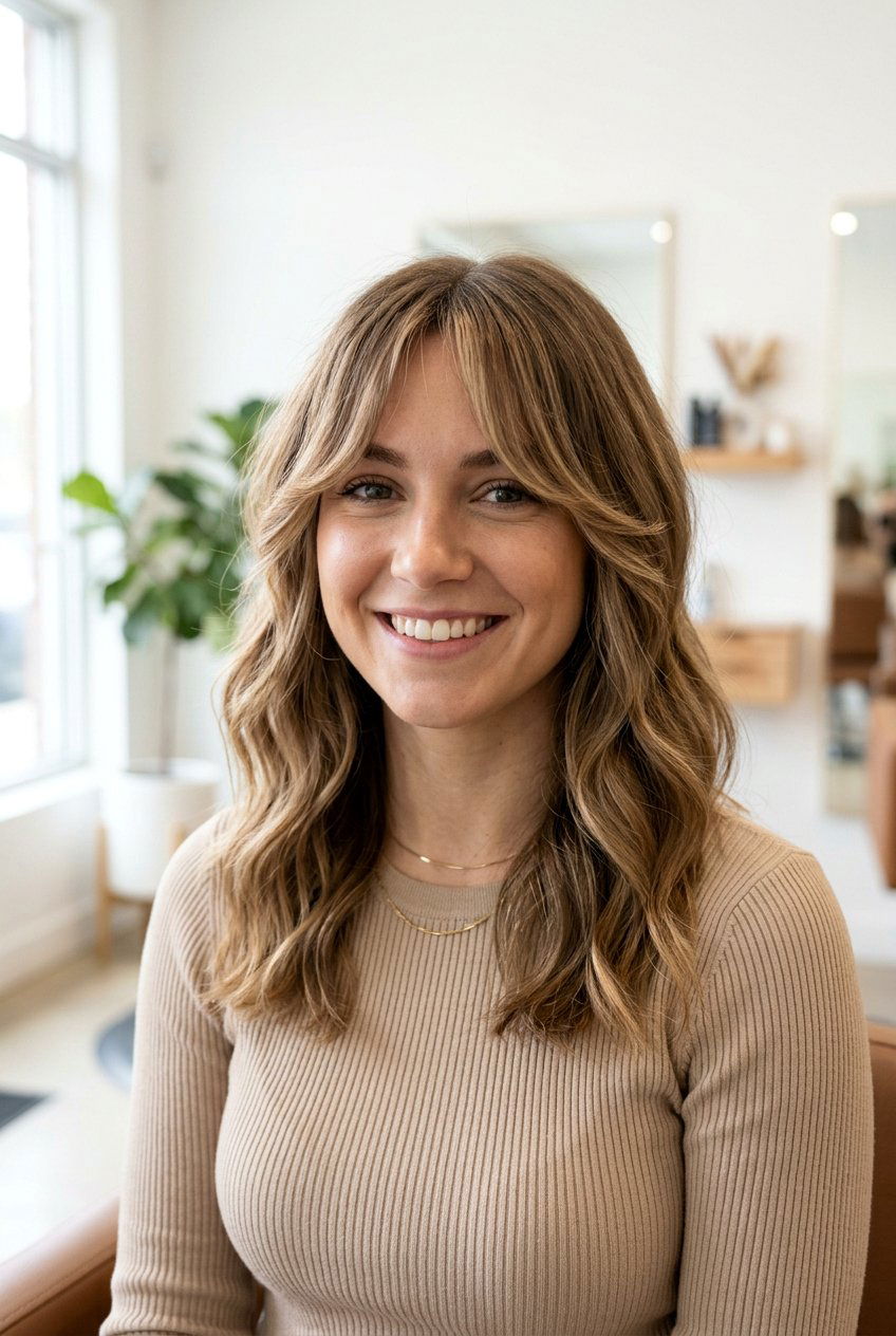 Curtain Bangs With Medium Hair - 20 medium hairstyles for thin hair - 20 medium hairstyles for thin hair