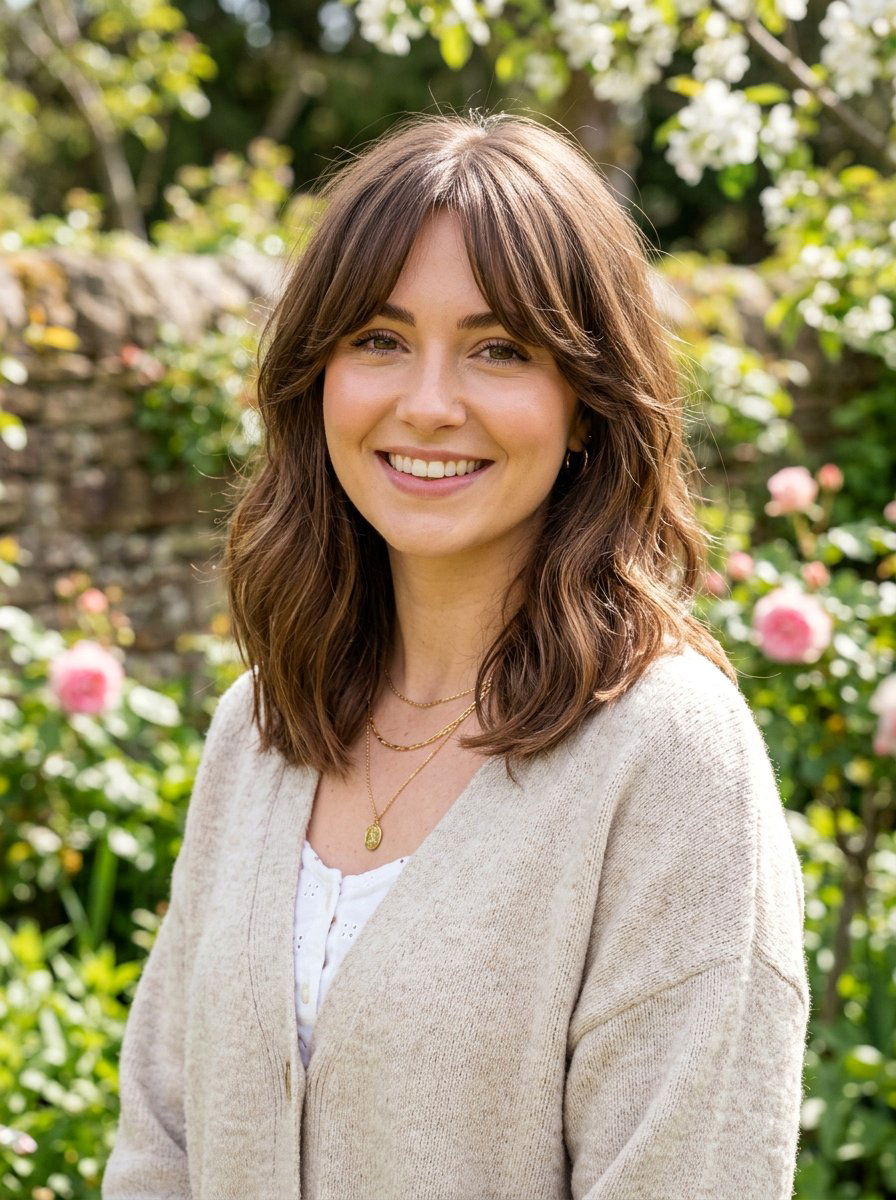 Curtain Bangs With Shoulder Length Haircut - 20 glamorous haircut ideas for women - 20 glamorous haircut ideas for women