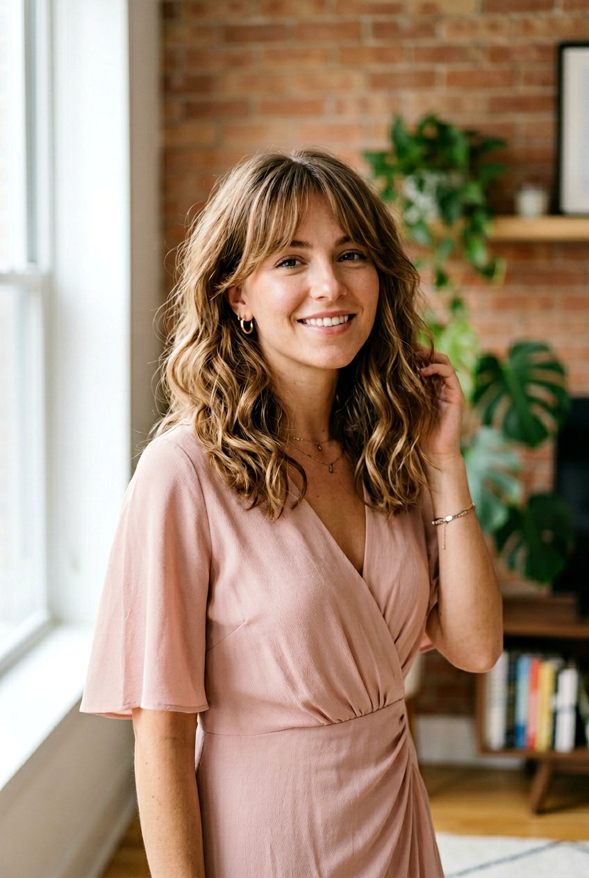 Curtain Bangs With Waves Mother Of The Bride - 20 mother of the bride medium hairstyles - 20 mother of the bride medium hairstyles