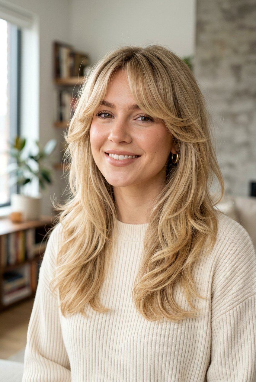 Curtain bangs - 20 no style haircuts for women - 20 no style haircuts for women